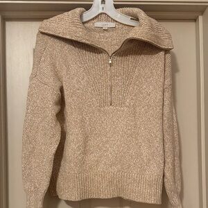 LOFT Women's Beige Cowl Neck Sweater (size Small)